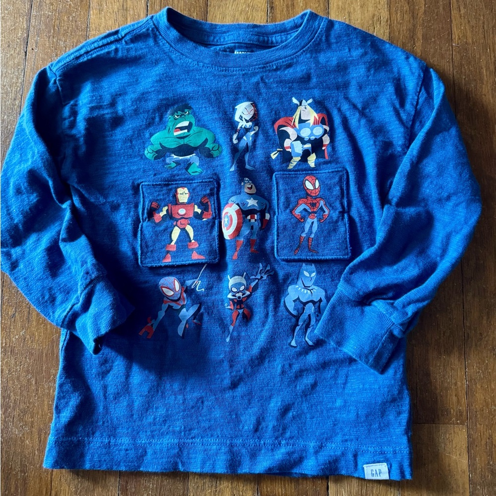 Little Boy’s ~Marvel ~Long Sleeve Shirt ~ Size 3T